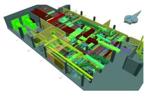 Above: to avoid delays on site, Dessau created three-dimensional models of all the mechanical and electrical rooms. The retrofit will result in a 48% reduction in energy use.