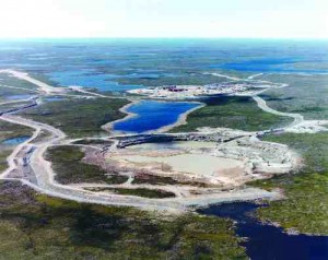Ekati Diamond Mine, 300 kilometres north of Yellowknife, NWT.