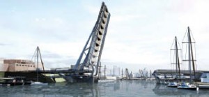 Design for new bridge over Victoria Harbour, B.C.