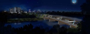 New Disraeli Bridges, a project by Plenary Roads Winnipeg.