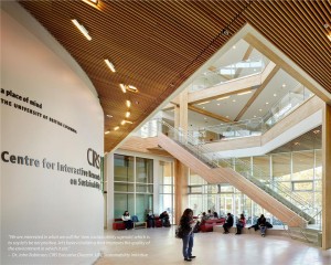 Centre for Interactive Research on Sustainability (CIRS) at the University of British Columbia, Perkins + Will architects.