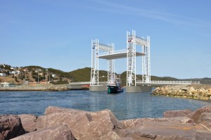 Artist's rendition of the new lift bridge in Placentia, Newfoundland.