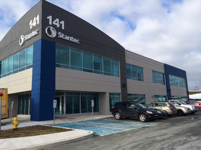 Stantec's new office location in St. John's, Newfoundland.