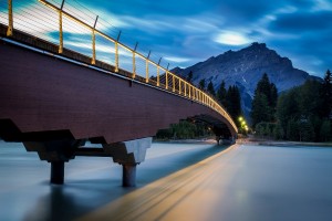 Bow River Bridge, Banff, Alberta, designed by Fast + Epp.