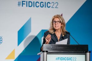 Catherine Karakatsanis at FIDIC conference